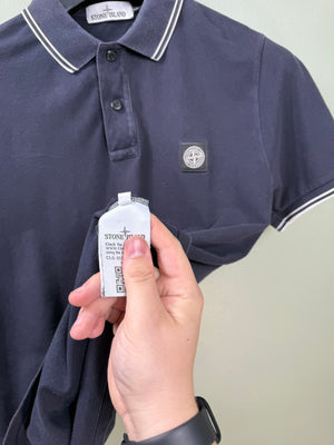 Stone Island Navy Slim Fit Polo