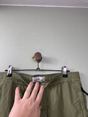 Stone Island Khaki RE-T Cargo Bottoms