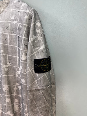 Stone Island Beige Dust Grid Jumper