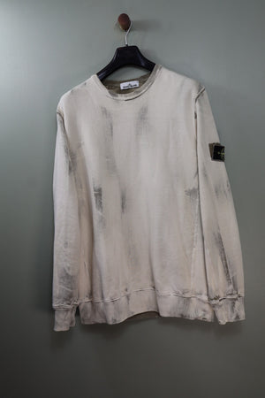Stone Island Khaki Hand Corrosion Jumper
