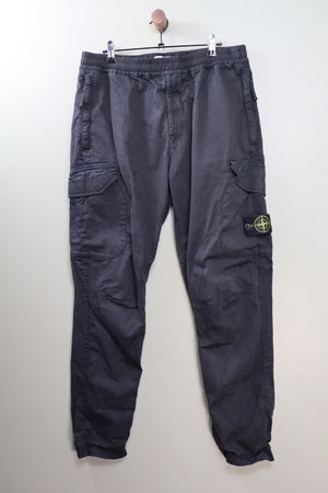 Stone Island Black RE-T Cargo Bottoms