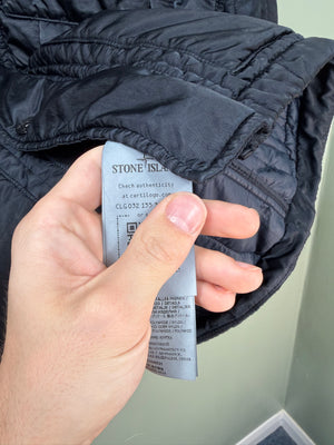 Stone Island Navy Quilted Nylon Raso Jacket