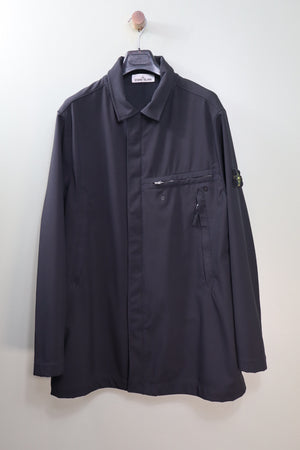 Stone Island Black Soft Shell Parka Jacket