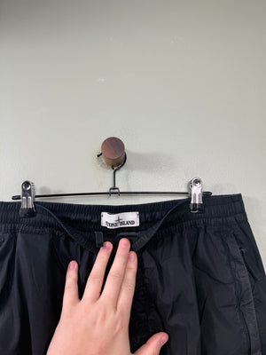 Stone Island Black RE-T Cargo Bottoms