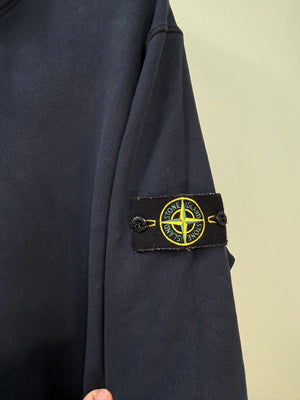 Stone Island Navy 1/4 Zip Jumper