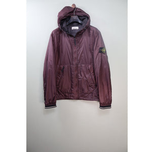 Stone Island Burgundy Micro Ripstop Jacket