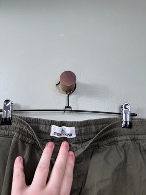 Stone Island Khaki RE-T Cargo Bottoms