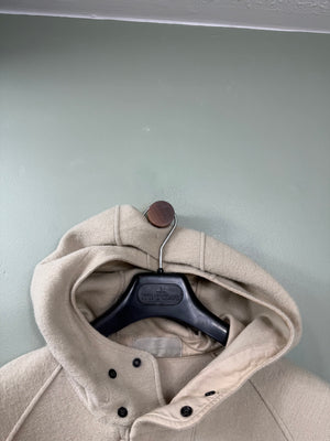 Stone Island Beige Ghost Zipped Wool Hoodie