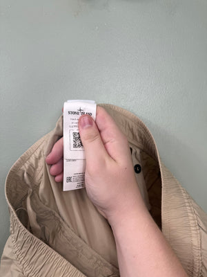 Stone Island Beige RE-T Cargo Bottoms