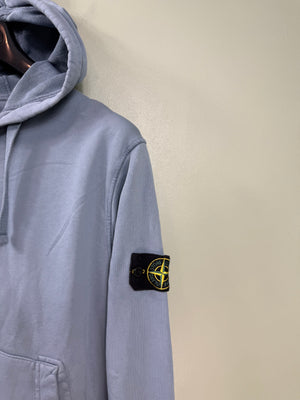 Stone Island Baby Blue Zipped Hoodie