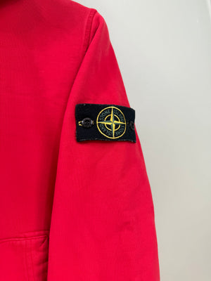 Stone Island Red Hoodie