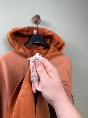 C.P. Company Orange Zipped Hoodie