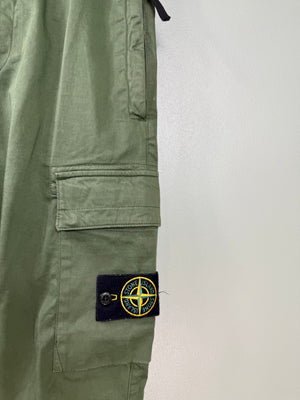 Stone Island Green RE-T Cargo Bottoms