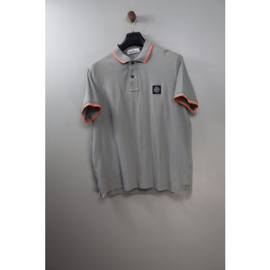 Stone Island Khaki Slim Fit Polo