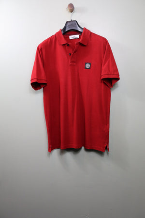 Stone Island Red Slim Fit Polo