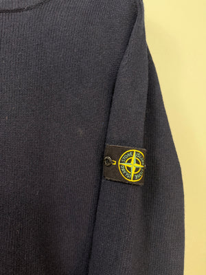 Stone Island Navy Knit Jumper