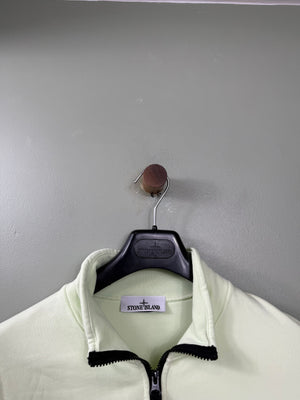 Stone Island Pastel Green 1/4 Zip Jumper