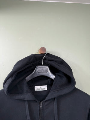 Stone Island Black Zipped Hoodie