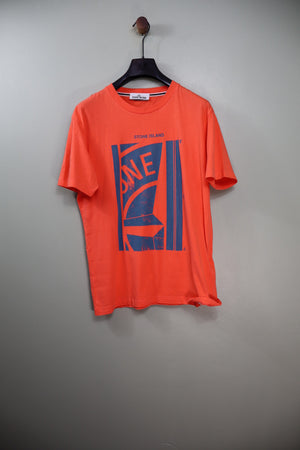 Stone Island Orange T-Shirt
