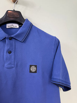 Stone Island Blue Slim Fit Polo