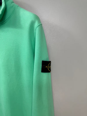 Stone Island Green 1/4 Zip Jumper