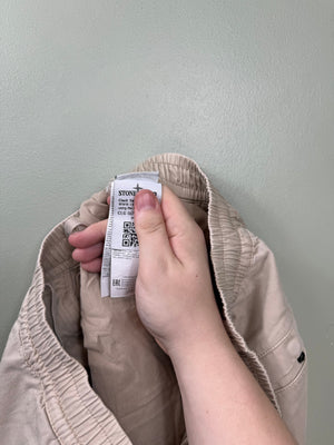 Stone Island Beige RE-T Cargo Bottoms