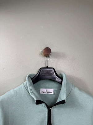 Stone Island Sage Green 1/4 Zip Jumper