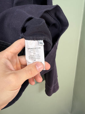 Stone Island Purple Zipped Hoodie