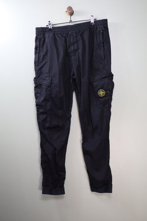 Stone Island Black RE-T Cargo Bottoms