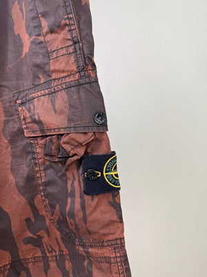 Stone Island RE Flowing Camo Cargo Shorts
