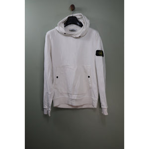Stone Island White Hoodie