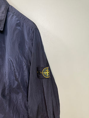 Stone Island Navy Nylon Metal Overshirt