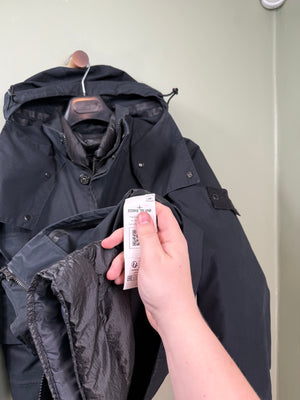 Stone Island Black Ghost 0-Ventille Dutch Rope Down Jacket