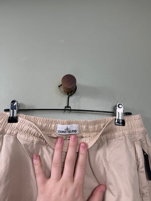 Stone Island Beige RE-T Cargo Bottoms