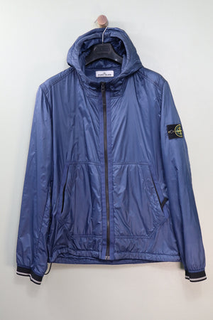 Stone Island Blue Micro Rip Stop Primaloft Jacket