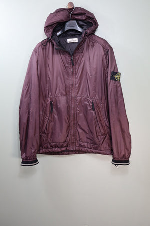Stone Island Burgundy Micro Ripstop Primaloft Jacket