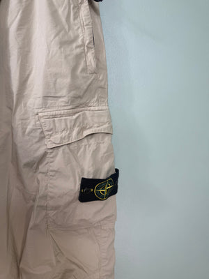 Stone Island Beige RE-T Cargo Bottoms