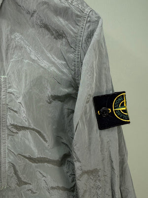 Stone Island Green Nylon Metal Overshirt