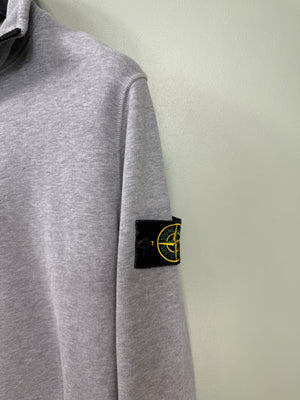 Stone Island Grey 1/4 Zip Jumper