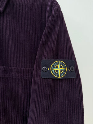 Stone Island Midnight Purple Corduroy Overshirt