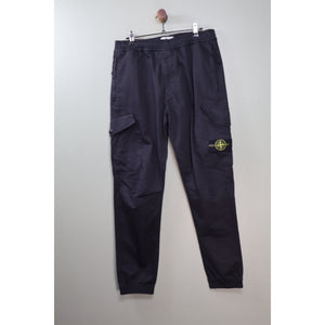 Stone Island Black RE-T Cargo Bottoms