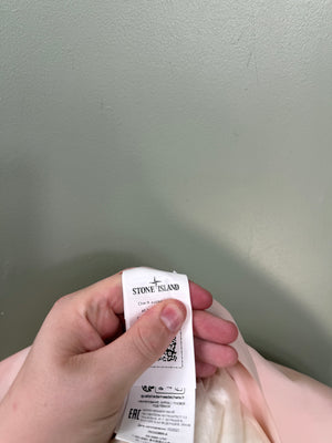 Stone Island Pink/White Poly Strata Jacket