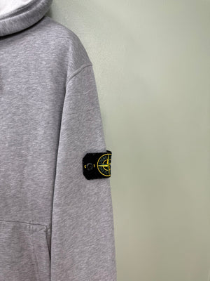 Stone Island Grey Zipped Hoodie