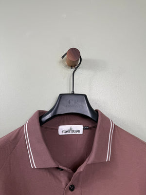 Stone Island Brown Slim Fit Polo