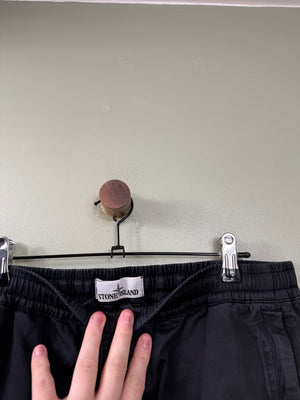 Stone Island Black RE-T Cargo Bottoms
