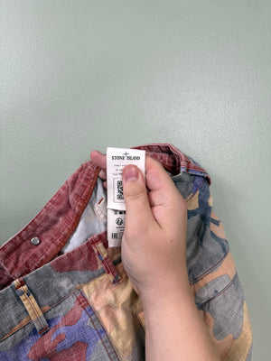 Stone Island Heritage Camo RE Cargo Bottoms