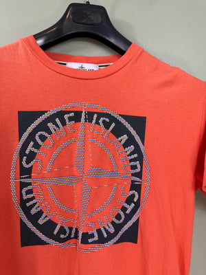 Stone Island Orange T-Shirt