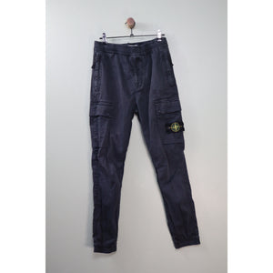 Stone Island Black RE-T Cargo Bottoms