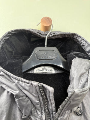 Stone Island Black Lamy Flock Jacket