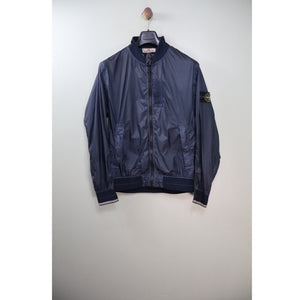 Stone Island Navy Lightweight Bomber Jacket